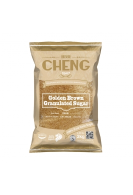 Cheng Brand Golden Brown Granulated Sugar 2kg