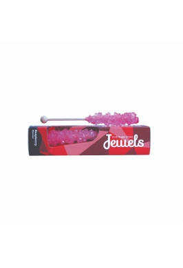 Jewels Rock Sugar Sticks - Raspberry